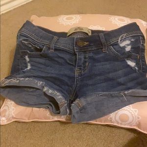 holister short short low rise